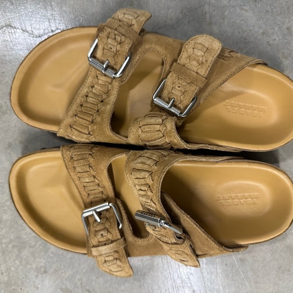 Isabel Marant Lennyo Suede Slide Sandal size 35 5 - Picture 2 of 9